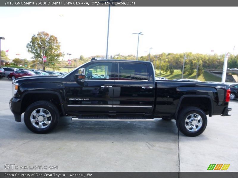 Onyx Black / Cocoa/Dune 2015 GMC Sierra 2500HD Denali Crew Cab 4x4