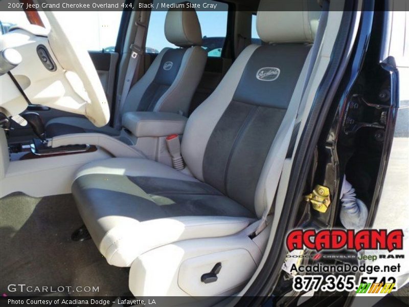 Black / Medium Slate Gray 2007 Jeep Grand Cherokee Overland 4x4