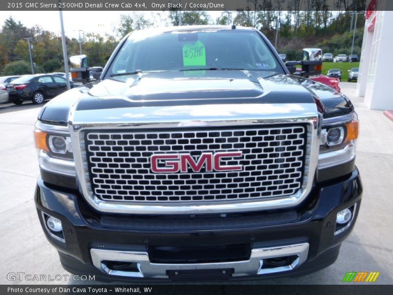 Onyx Black / Cocoa/Dune 2015 GMC Sierra 2500HD Denali Crew Cab 4x4