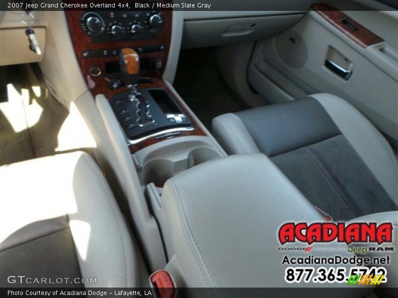 Black / Medium Slate Gray 2007 Jeep Grand Cherokee Overland 4x4