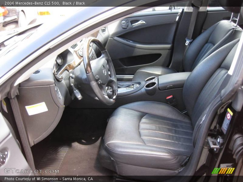 Black / Black 2006 Mercedes-Benz CLS 500
