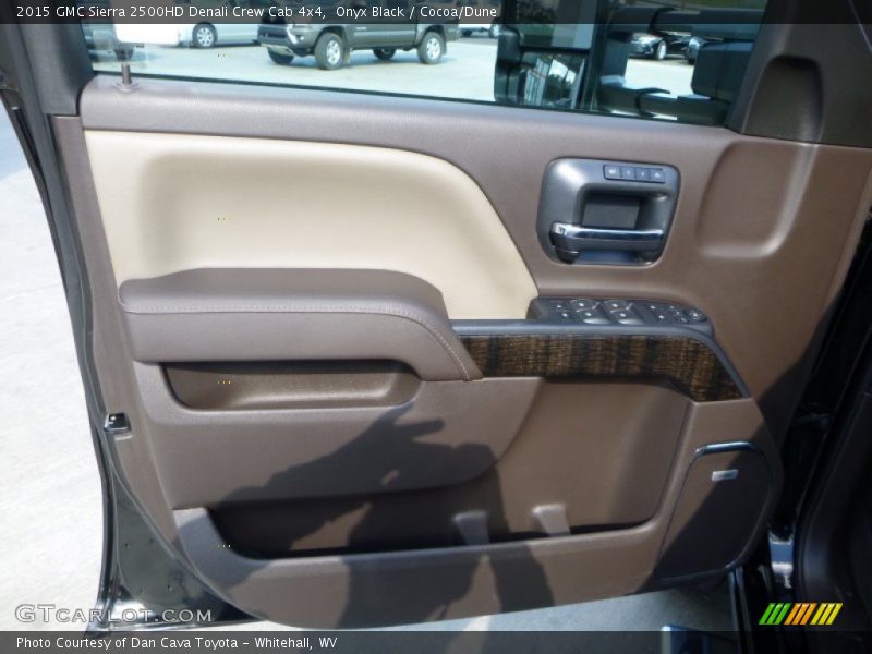 Onyx Black / Cocoa/Dune 2015 GMC Sierra 2500HD Denali Crew Cab 4x4