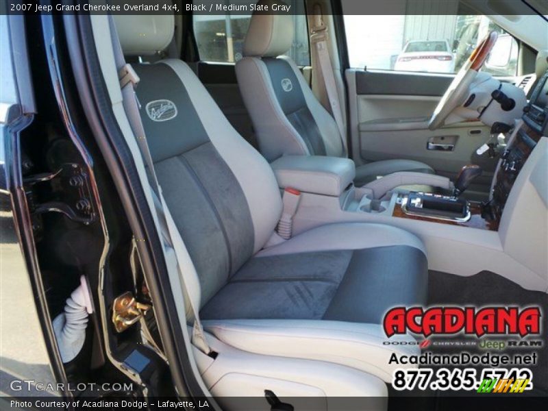 Black / Medium Slate Gray 2007 Jeep Grand Cherokee Overland 4x4