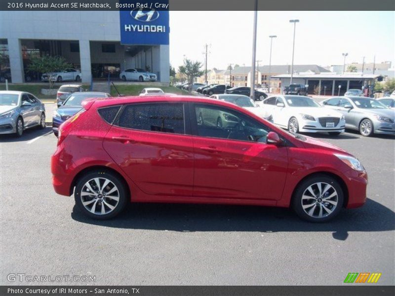 Boston Red / Gray 2016 Hyundai Accent SE Hatchback