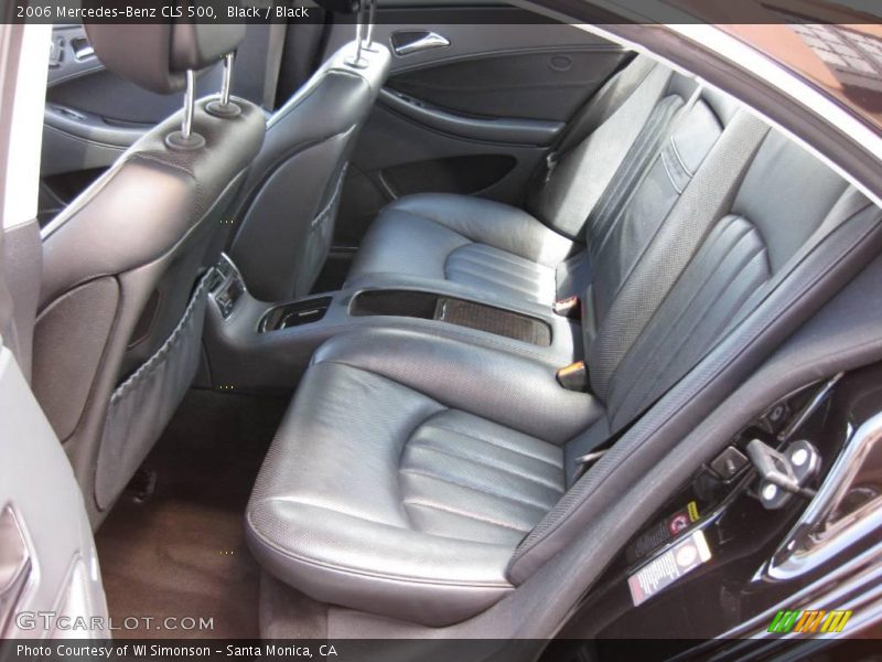 Black / Black 2006 Mercedes-Benz CLS 500