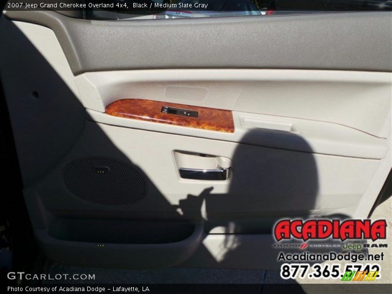 Black / Medium Slate Gray 2007 Jeep Grand Cherokee Overland 4x4