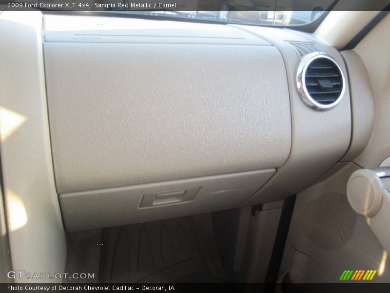 Sangria Red Metallic / Camel 2009 Ford Explorer XLT 4x4