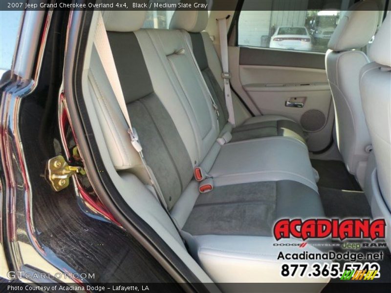Black / Medium Slate Gray 2007 Jeep Grand Cherokee Overland 4x4