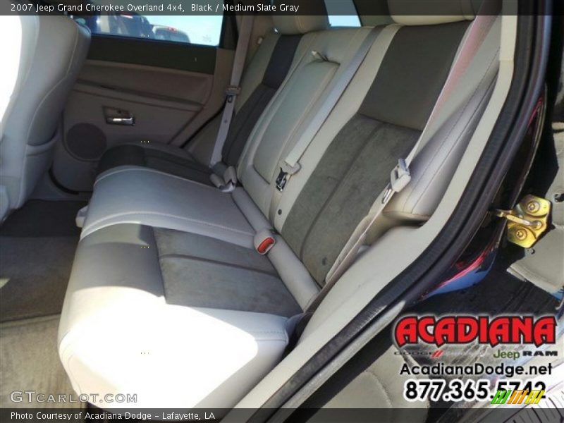 Black / Medium Slate Gray 2007 Jeep Grand Cherokee Overland 4x4