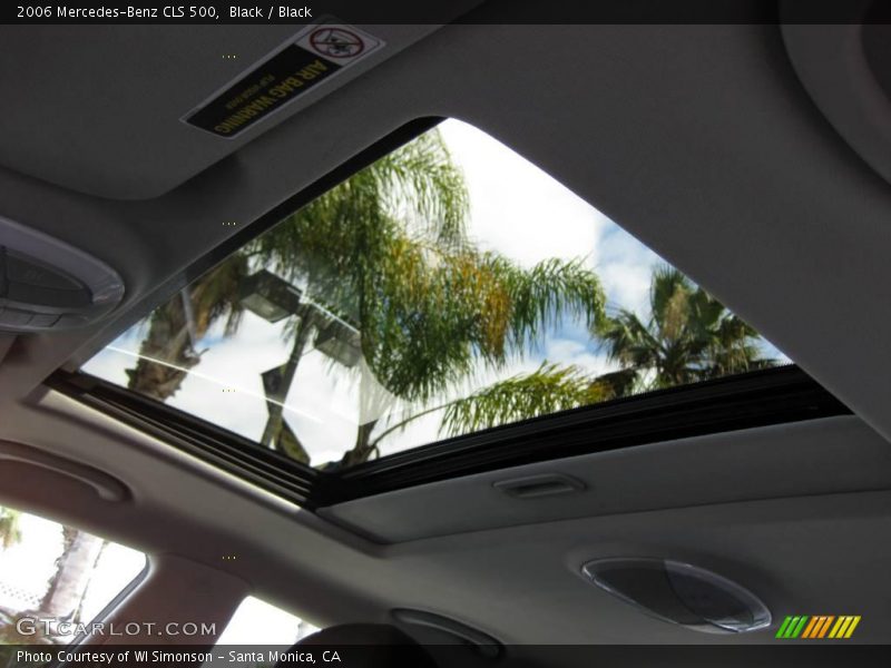 Black / Black 2006 Mercedes-Benz CLS 500