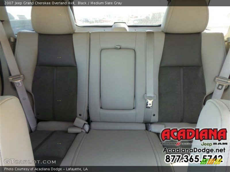 Black / Medium Slate Gray 2007 Jeep Grand Cherokee Overland 4x4