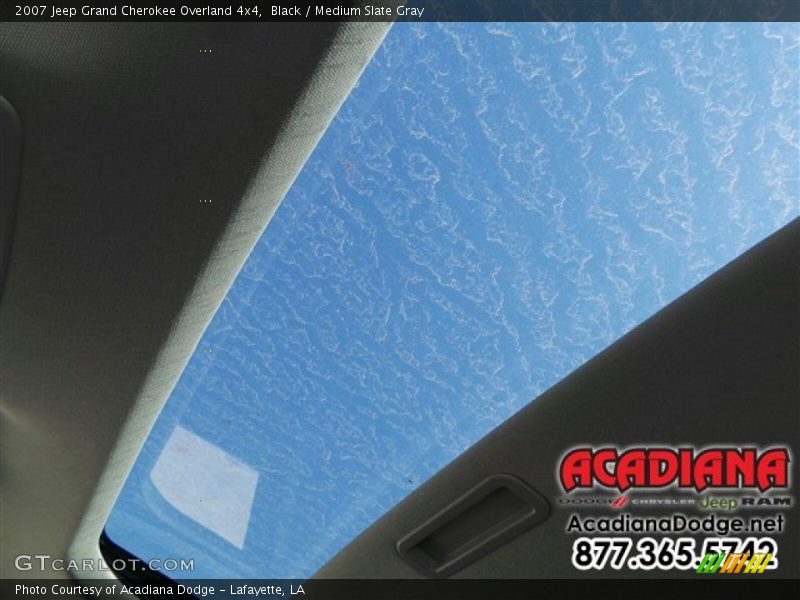 Black / Medium Slate Gray 2007 Jeep Grand Cherokee Overland 4x4