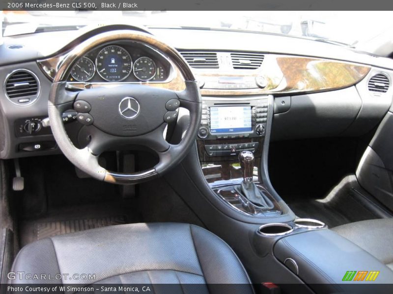 Black / Black 2006 Mercedes-Benz CLS 500