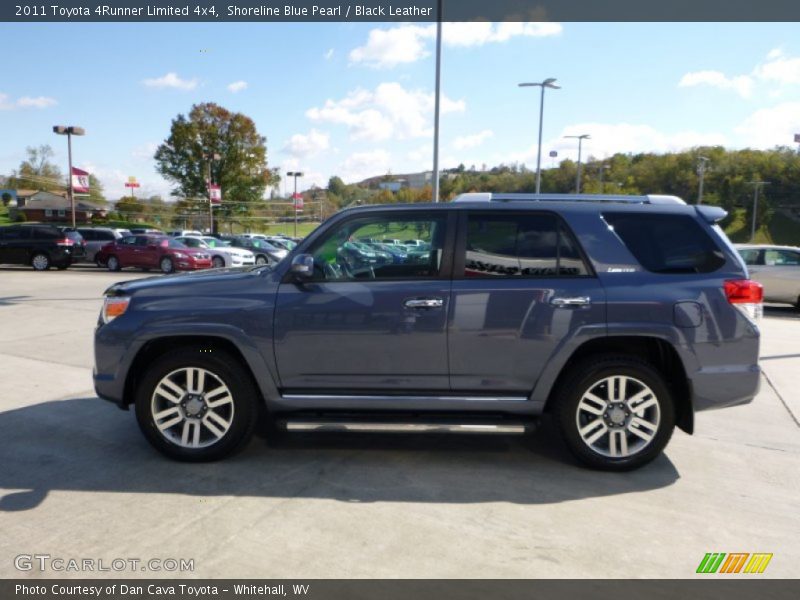 Shoreline Blue Pearl / Black Leather 2011 Toyota 4Runner Limited 4x4