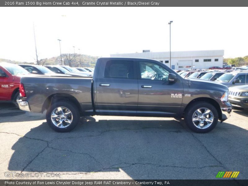 Granite Crystal Metallic / Black/Diesel Gray 2016 Ram 1500 Big Horn Crew Cab 4x4