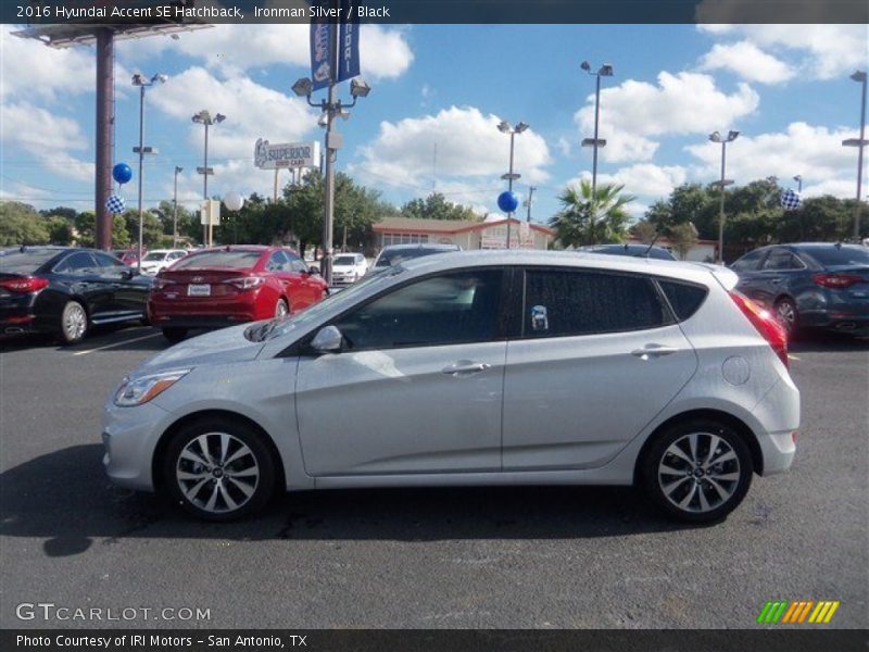 Ironman Silver / Black 2016 Hyundai Accent SE Hatchback