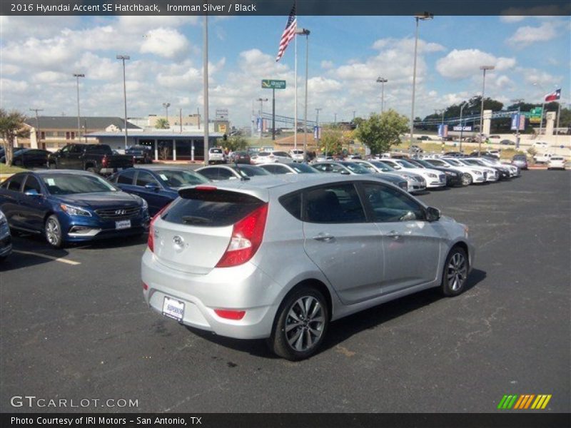 Ironman Silver / Black 2016 Hyundai Accent SE Hatchback