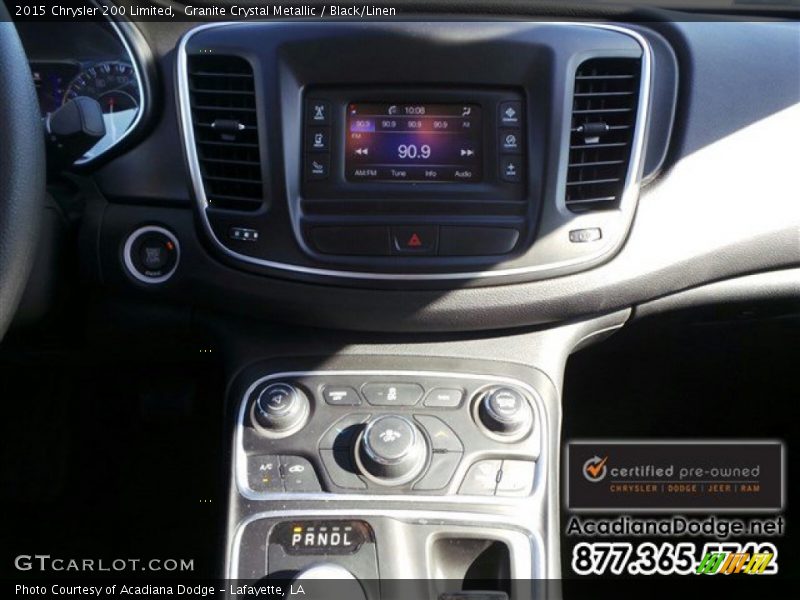 Granite Crystal Metallic / Black/Linen 2015 Chrysler 200 Limited