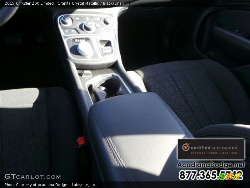 Granite Crystal Metallic / Black/Linen 2015 Chrysler 200 Limited