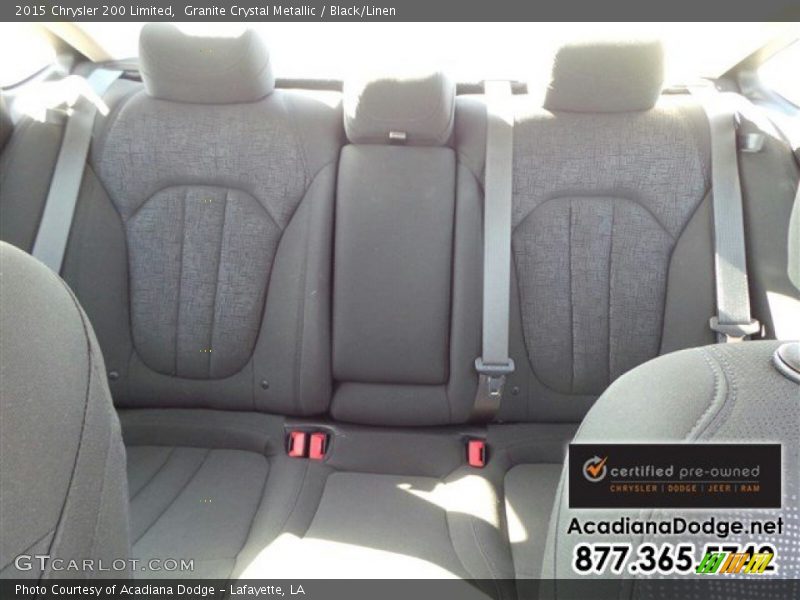 Granite Crystal Metallic / Black/Linen 2015 Chrysler 200 Limited