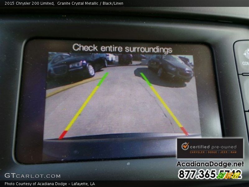 Granite Crystal Metallic / Black/Linen 2015 Chrysler 200 Limited