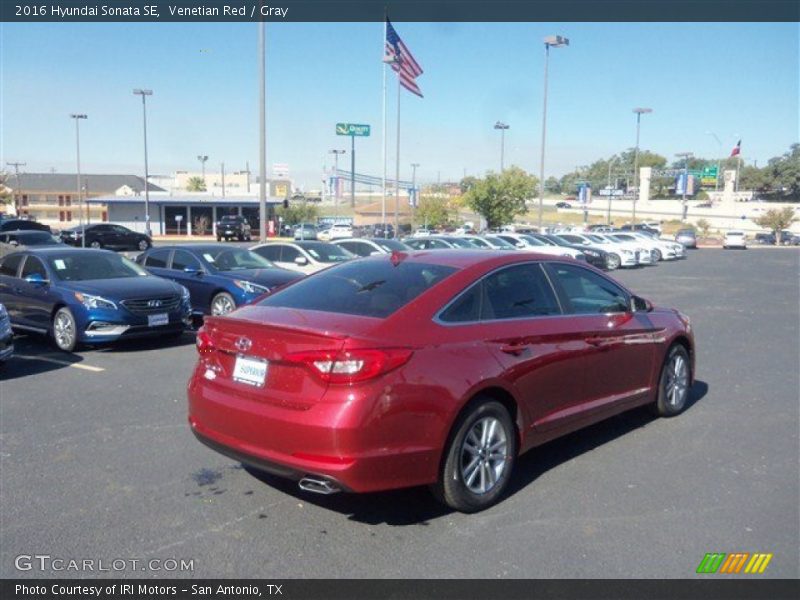 Venetian Red / Gray 2016 Hyundai Sonata SE