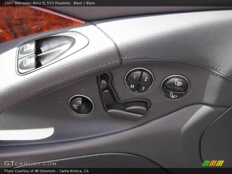 Black / Black 2007 Mercedes-Benz SL 550 Roadster