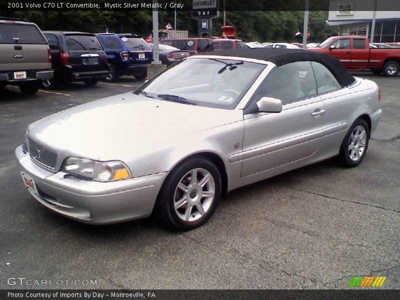 Mystic Silver Metallic / Gray 2001 Volvo C70 LT Convertible