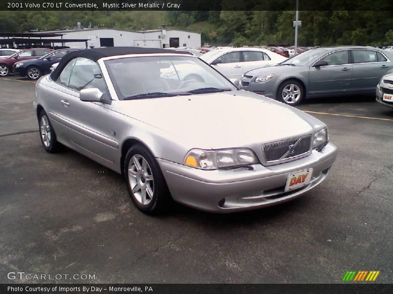 Mystic Silver Metallic / Gray 2001 Volvo C70 LT Convertible