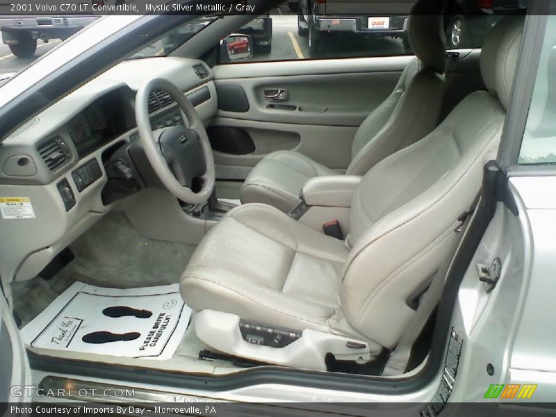 Mystic Silver Metallic / Gray 2001 Volvo C70 LT Convertible