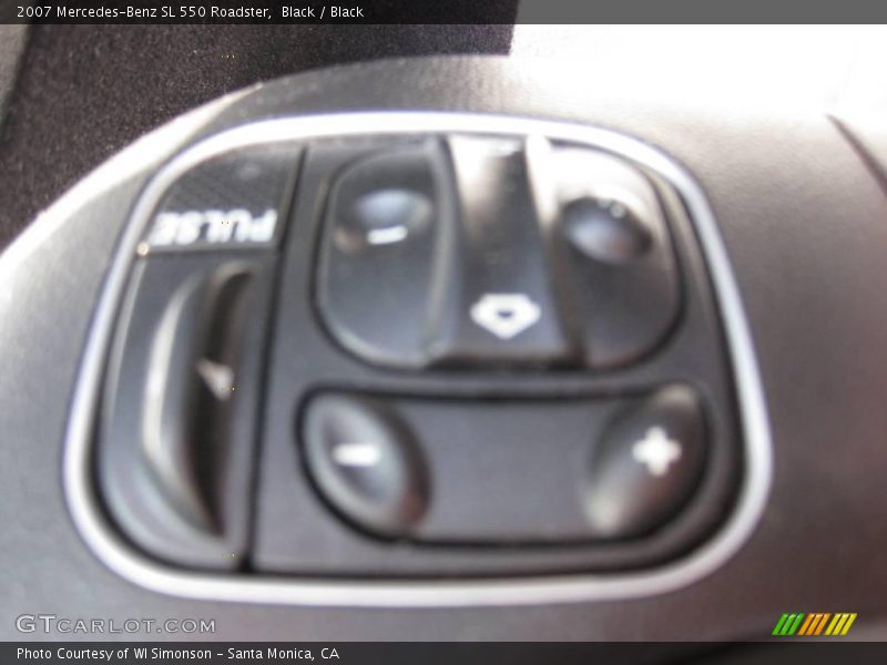 Black / Black 2007 Mercedes-Benz SL 550 Roadster