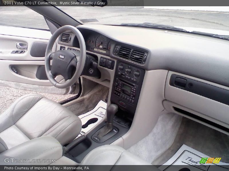 Mystic Silver Metallic / Gray 2001 Volvo C70 LT Convertible
