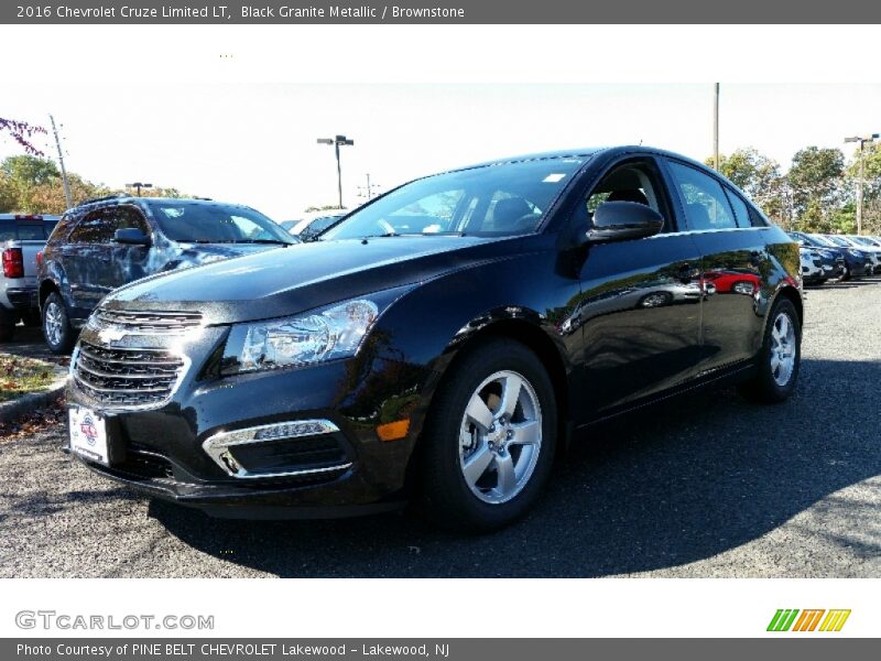 Black Granite Metallic / Brownstone 2016 Chevrolet Cruze Limited LT