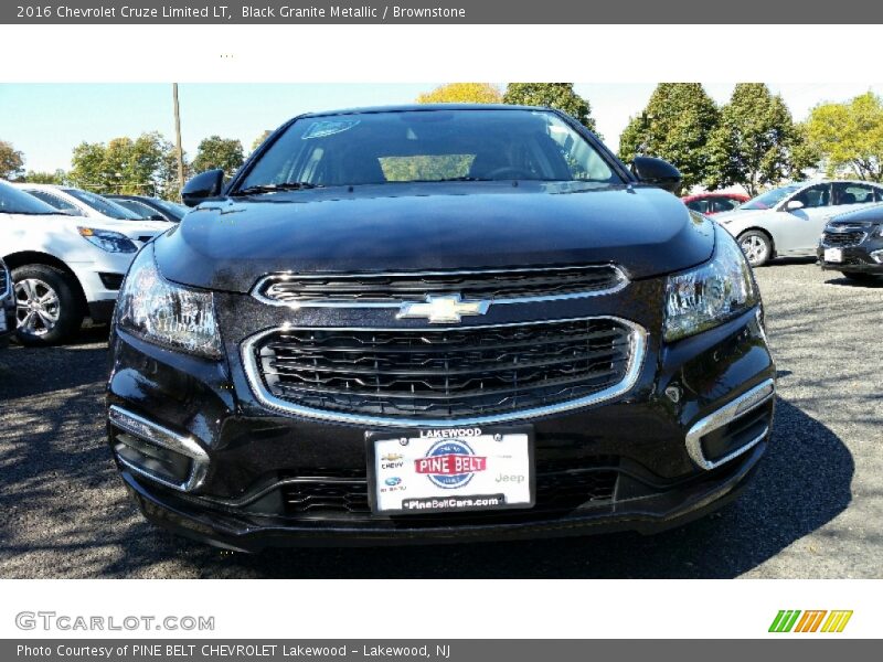 Black Granite Metallic / Brownstone 2016 Chevrolet Cruze Limited LT