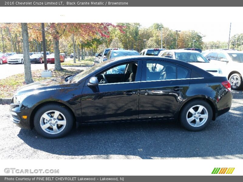 Black Granite Metallic / Brownstone 2016 Chevrolet Cruze Limited LT