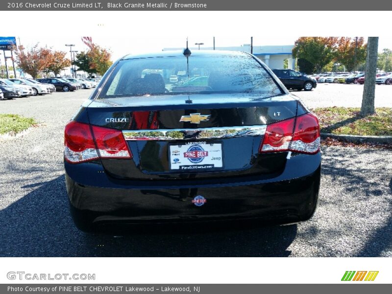 Black Granite Metallic / Brownstone 2016 Chevrolet Cruze Limited LT
