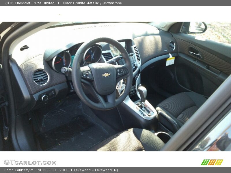 Black Granite Metallic / Brownstone 2016 Chevrolet Cruze Limited LT