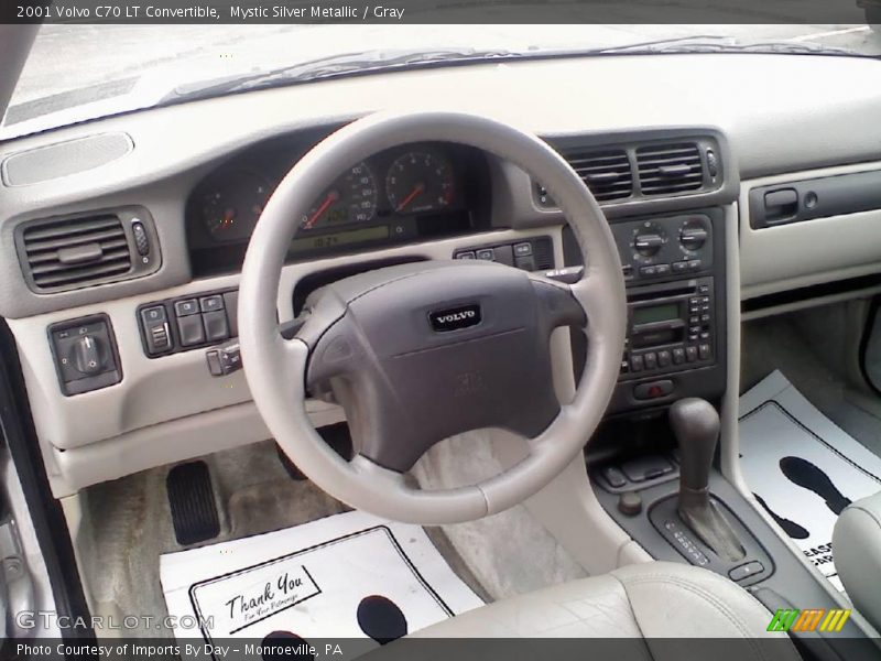 Mystic Silver Metallic / Gray 2001 Volvo C70 LT Convertible