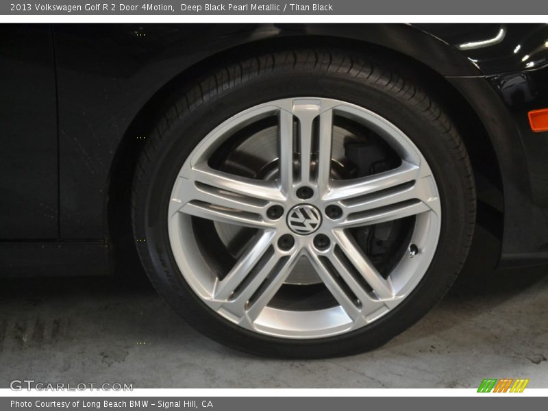Deep Black Pearl Metallic / Titan Black 2013 Volkswagen Golf R 2 Door 4Motion