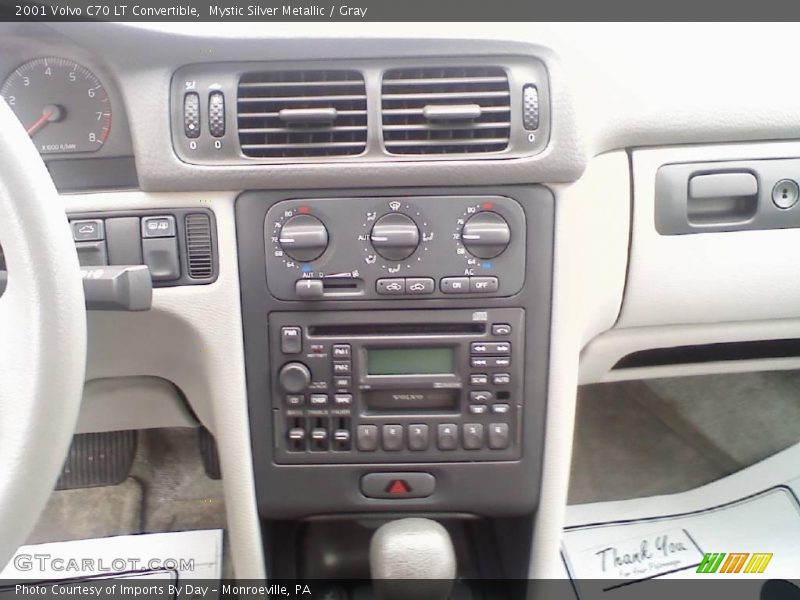 Mystic Silver Metallic / Gray 2001 Volvo C70 LT Convertible