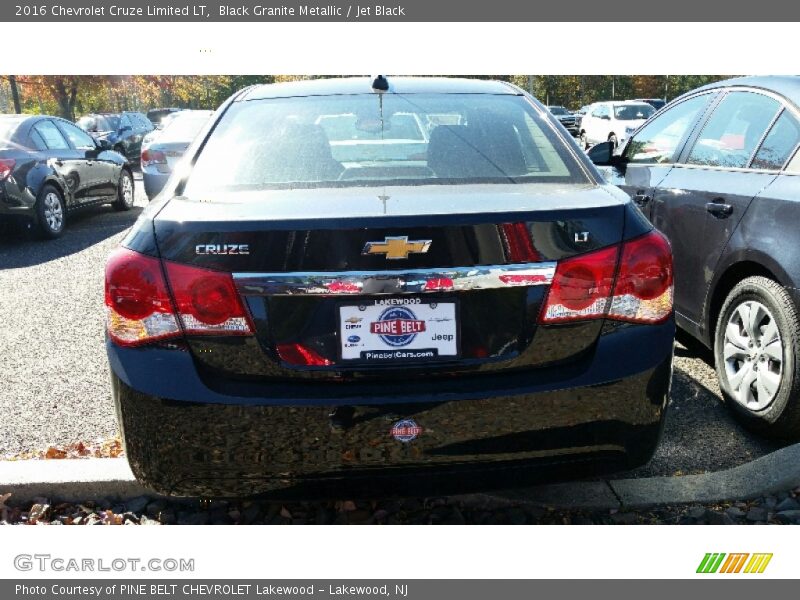 Black Granite Metallic / Jet Black 2016 Chevrolet Cruze Limited LT