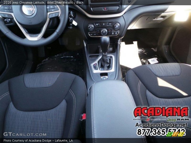 Billet Silver Metallic / Black 2016 Jeep Cherokee Latitude