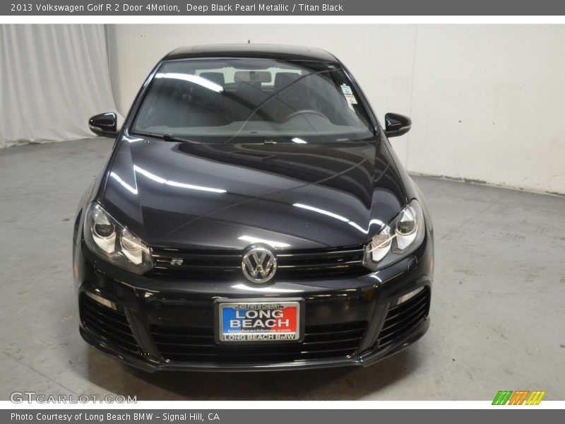 Deep Black Pearl Metallic / Titan Black 2013 Volkswagen Golf R 2 Door 4Motion