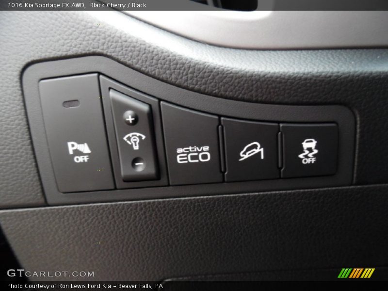 Controls of 2016 Sportage EX AWD