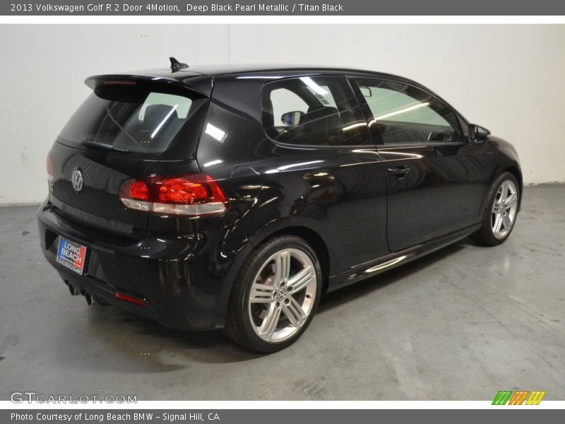Deep Black Pearl Metallic / Titan Black 2013 Volkswagen Golf R 2 Door 4Motion