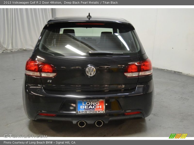 Deep Black Pearl Metallic / Titan Black 2013 Volkswagen Golf R 2 Door 4Motion