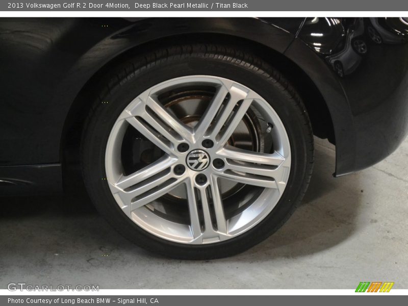 Deep Black Pearl Metallic / Titan Black 2013 Volkswagen Golf R 2 Door 4Motion