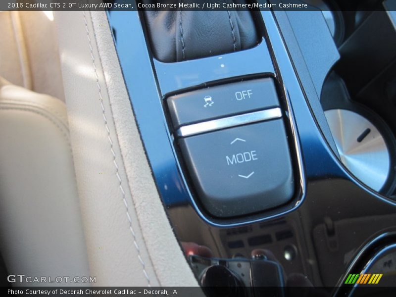 Cocoa Bronze Metallic / Light Cashmere/Medium Cashmere 2016 Cadillac CTS 2.0T Luxury AWD Sedan
