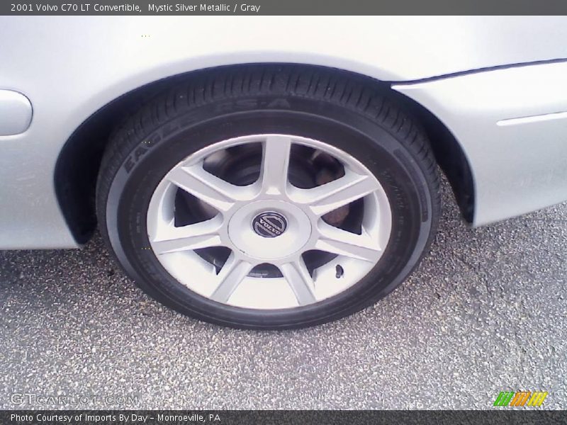 Mystic Silver Metallic / Gray 2001 Volvo C70 LT Convertible