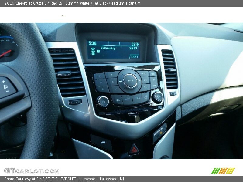Summit White / Jet Black/Medium Titanium 2016 Chevrolet Cruze Limited LS